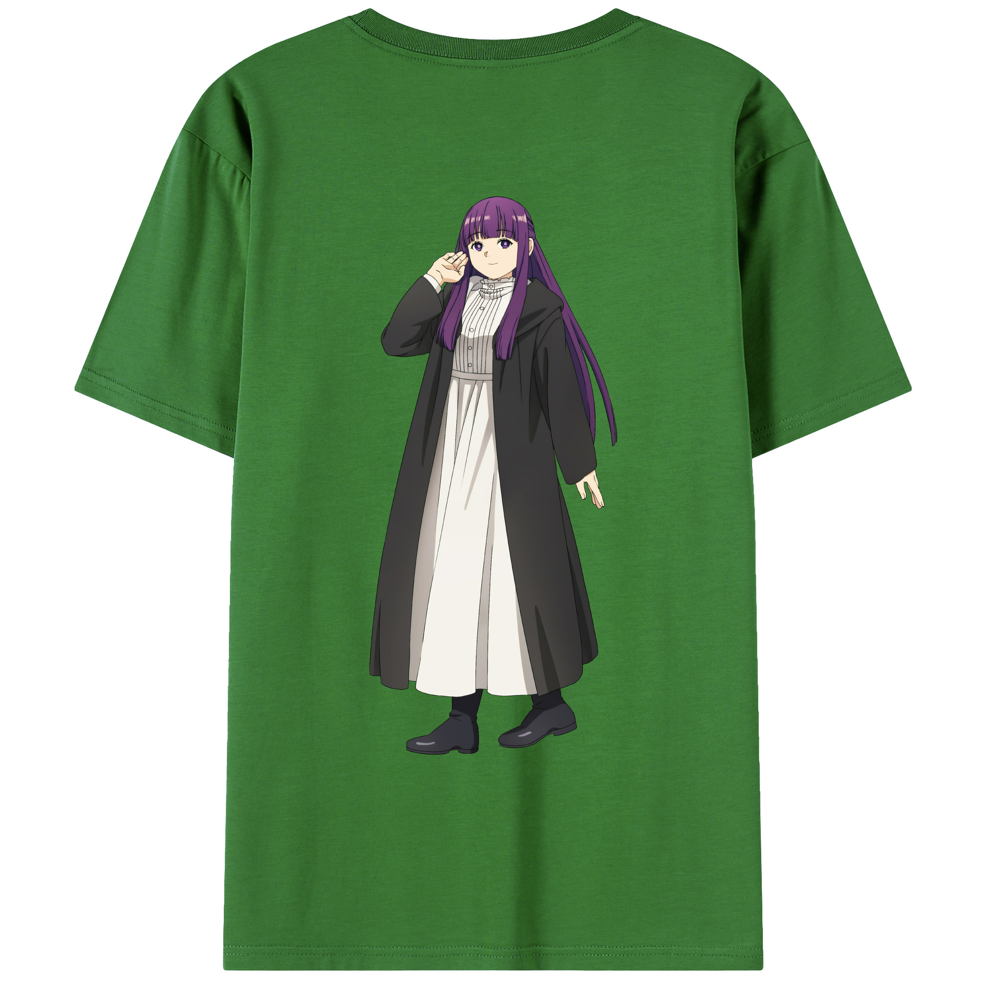 （画像用） 葬送のフリーレン Frieren レディース半袖Tシャツ(バックプリント)